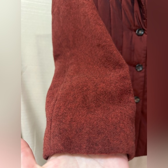 Escada Sport Quilted Wool & Cashmere Blazer Jacket – Rust Red, Size 36 (Small) - Picture 2 of 8